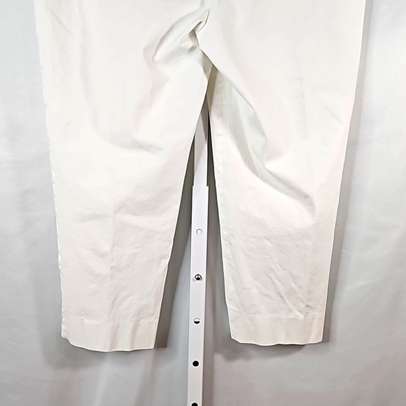 Talbots White Chatham Crop Capris Size 16 - Picture 7 of 8